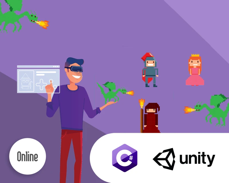 Sviluppatore di videogiochi in Unity - corso breve ONLINE